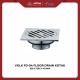 VOLK Floor Drain FD-04 Zinc Chrome 100x100x40 Mm