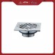 VOLK Floor Drain FD-04 Zinc Chrome 100x100x40 Mm
