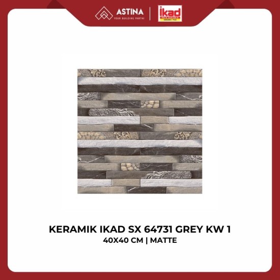 KERAMIK IKAD SX 64731 GREY 40X40 CM MATT KW 1