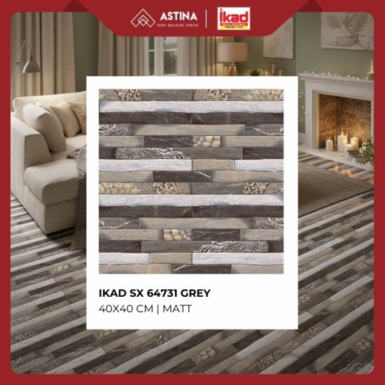 KERAMIK IKAD SX 64731 GREY 40X40 CM MATT KW 1
