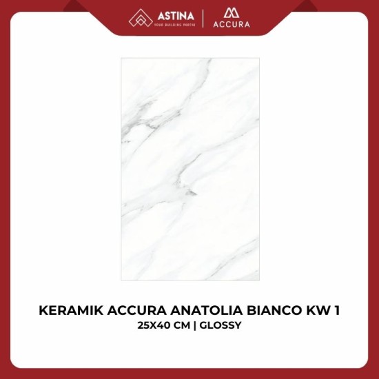 KERAMIK DINDING ACCURA ANATOLIA BIANCO 25X40 KW 1
