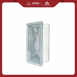 MULIA GLASSBLOCK 19 CM (90 MM X 190 MM X 80 MM) WAVE