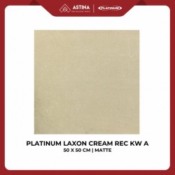 KERAMIK PLATINUM LAXON REC CREAM MATT 50X50 CM