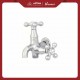 WASSER kran tanam baling TC-020B Kran Shower Kamar Mandi