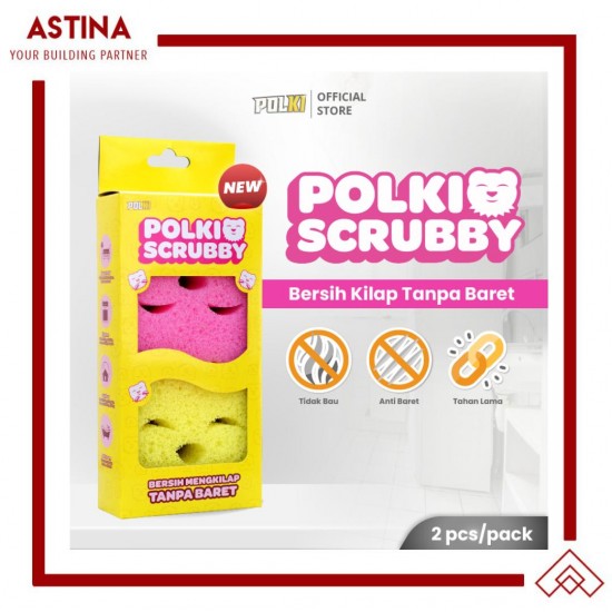[PAKET POLKI COMBO] Polki Pembersih Kerak, Polki Pembersih Nat Keramik, Polki Pembersih Kulkas, Polki Kitchen Cleaner,  Polki Scrubby