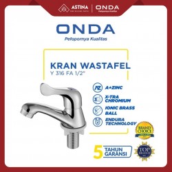 Kran Wastafel Keran Air / Basin Faucet Stainless Steel Onda Y 316 FA 1/2