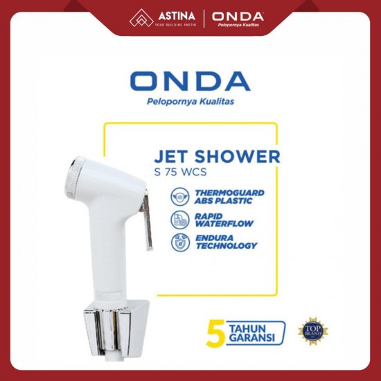 Toilet Shower / Jet Shower ONDA S75 WCS White