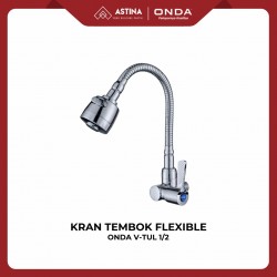 ONDA V-TUL Kran Dinding Flexibel Stainless 1/2