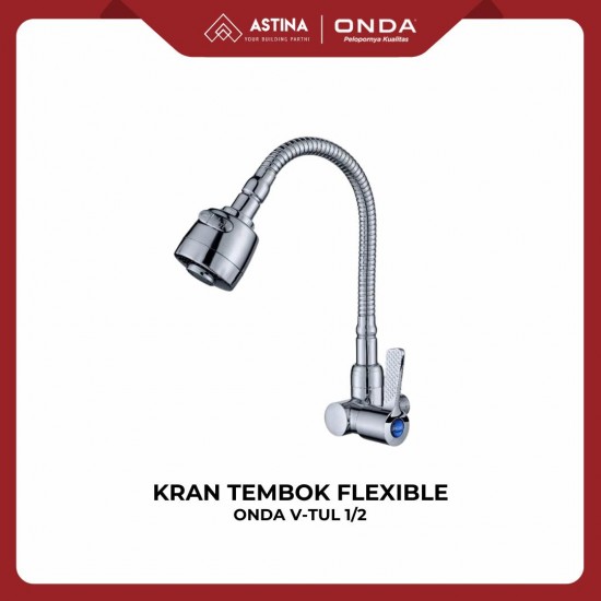 ONDA V-TUL Kran Dinding Flexibel Stainless 1/2