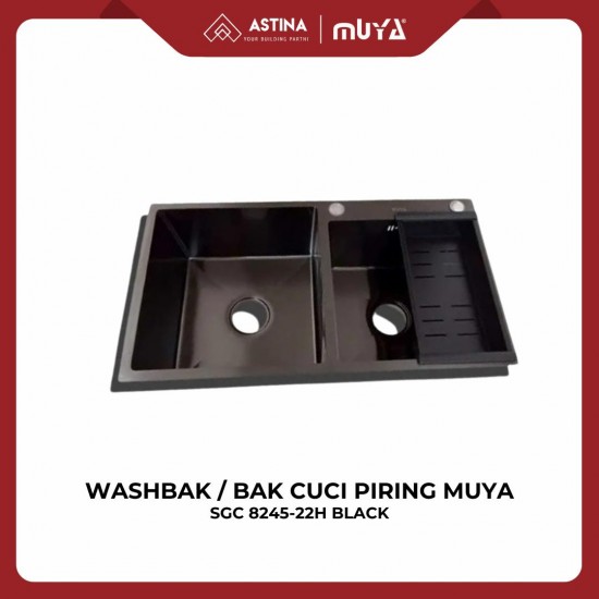 Washbak / Bak Cuci Piring Muya SGC 8245-22H BLACK