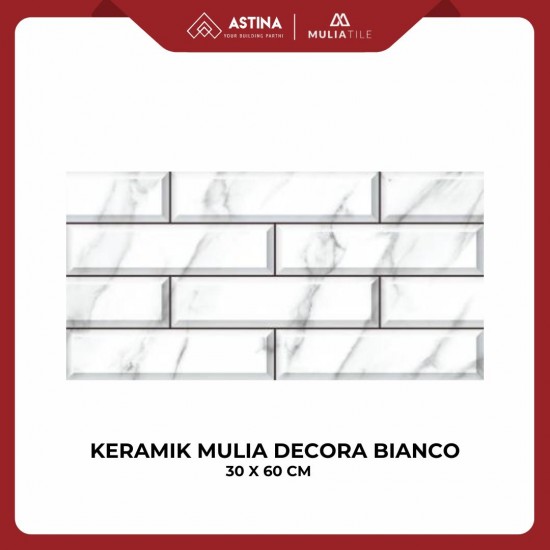 Keramik Dinding Mulia Decora Bianco 30x60 cm