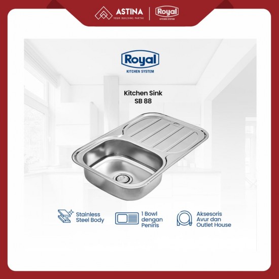 Washbak / Bak Cuci Piring Royal SB 88 795 x 500 x 160