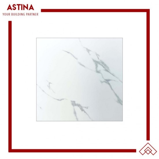 Keramik Lantai Calvana Statuario Line Grey 50x50 cm