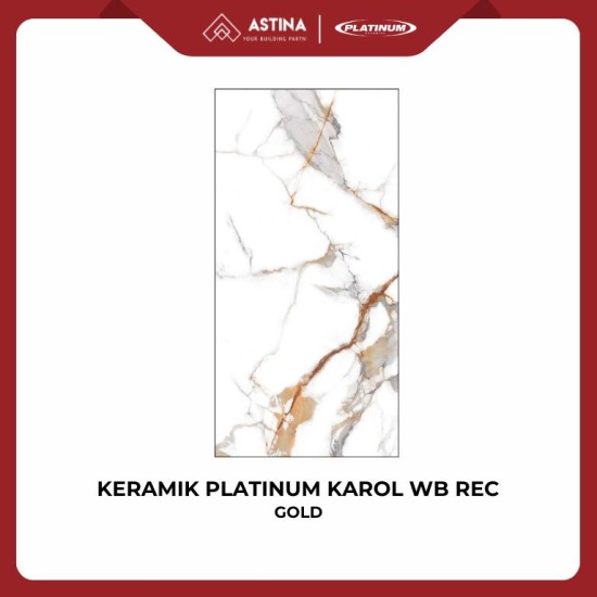 KERAMIK PLATINUM KAROL GOLD WB REC 30X60 CM GLOSSY KW A