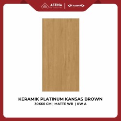 KERAMIK DINDING PLATINUM KANSAS BROWN CREAM 30X60 CM MATT WB