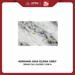 KERAMIK ASIA ELENA GREY 25X40 CM GLOSSY KW A