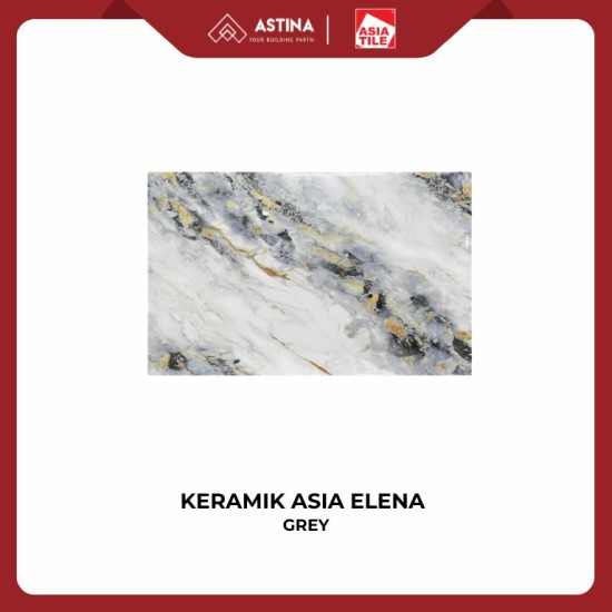 KERAMIK ASIA ELENA GREY 25X40 CM GLOSSY KW A