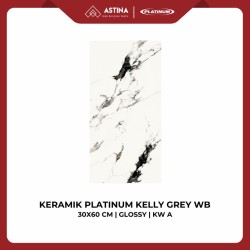 KERAMIK PLATINUM KELLY GREY WB 30X60 CM GLOSSY KW A