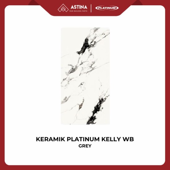 KERAMIK PLATINUM KELLY GREY WB 30X60 CM GLOSSY KW A