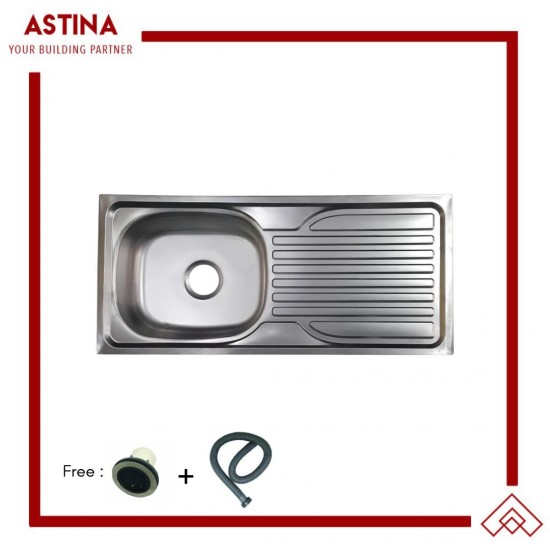 Washbak / Bak Cuci Piring Dupont 9643 (96x43x14.5) + Avur + Selang