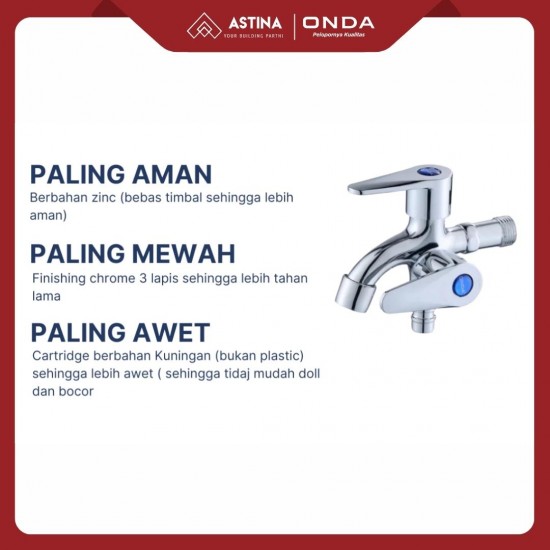 Kran Cabang Onda K-TUL FLOW 1/2 / Flow Kran Cabang 1/2