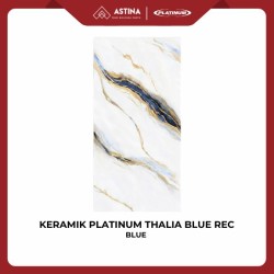 KERAMIK DINDING PLATINUM THALIA BLUE REC 30X60 CM GLOSSY