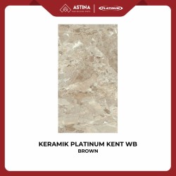 KERAMIK DINDING PLATINUM KENT BROWN WB REC 30X60 CM KW A MATT