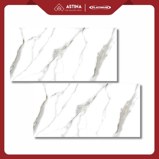 KERAMIK DINDING PLATINUM TURIN GREY REC 30X60 CM GLOSSY