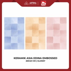 KERAMIK ASIA EDINA EMBOSSED 25X40 CM GLOSSY