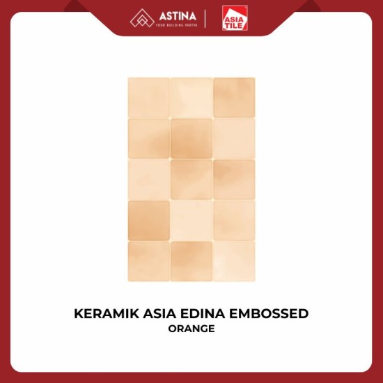 KERAMIK ASIA EDINA EMBOSSED 25X40 CM GLOSSY