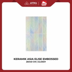 KERAMIK ASIA ELISE EMBOSSED 25X40 CM GLOSSY