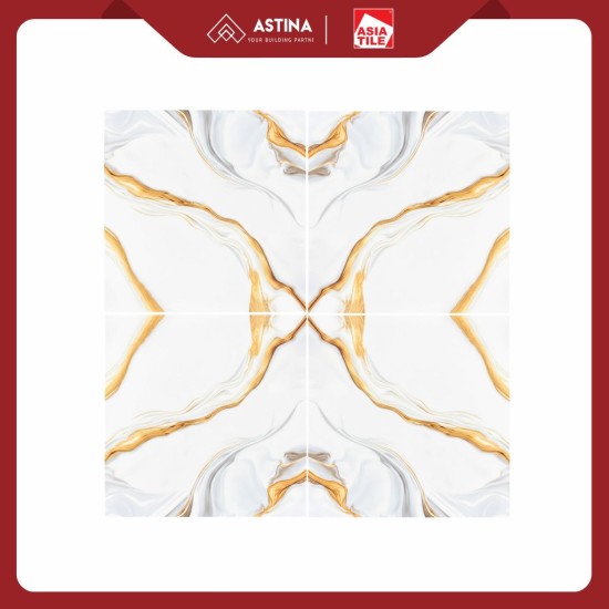 Keramik Lantai Asia Fiore Gold 50x50 cm Glossy