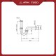 P - TRAP FOR LAVOTORY TOTO THX1A - 3N