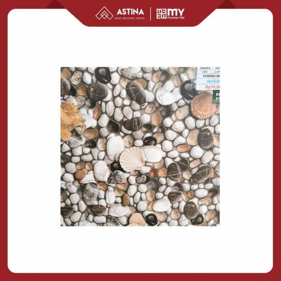 Keramik Batu Pebble Marino My Premier 50x50 cm Glossy