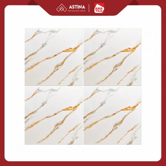 Keramik Lantai Asia Felora Gold 50 X 50 CM Glossy