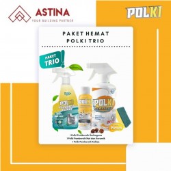 [PAKET HEMAT POLKI TRIO] Polki Pembersih Kerak, Polki Pembersih Nat dan Keramik & Polki Pembersih Kulkas [FREE SPONS]