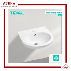 Wastafel Gantung Keramik / Wall Hung Wastafel Tidal TD081 Putih