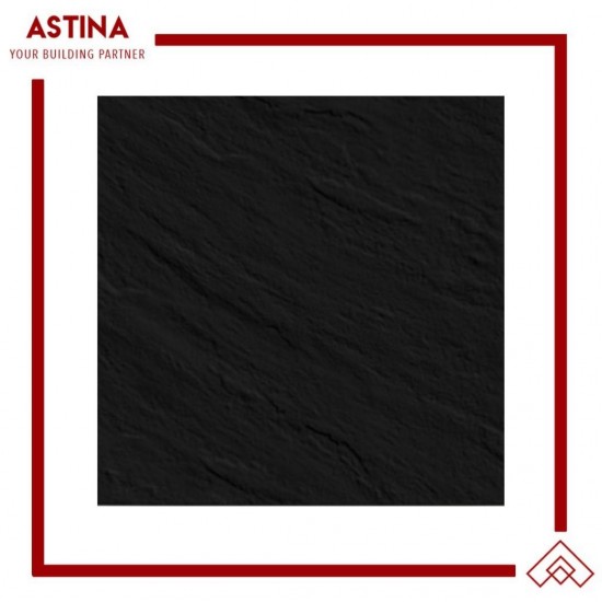 Granit Lantai Essenza Lavagna Black Rec 60x60cm