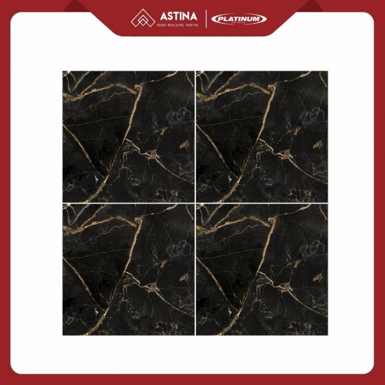 Keramik Lantai Platinum Jersey Black WB 60x60 cm Matt
