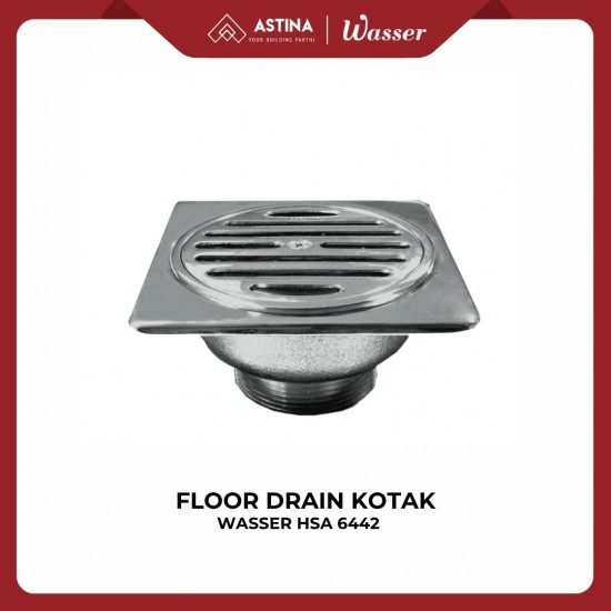 Floor Drain Kotak / Saringan Got WASSER HSA 6442 Square
