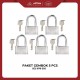 Paket Gembok 5 PCS SES 878-505 A Masterkey SS 50mm
