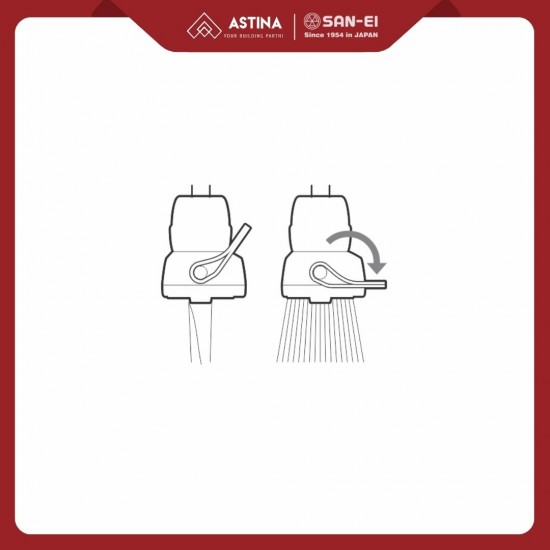Kran Dinding / Kran Bak Cuci Piring SAN-EI PA 59 JSX-PM With Filter Air (Blister)