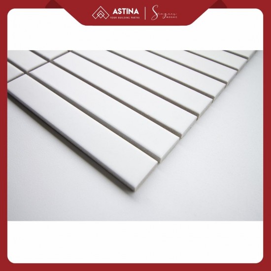 SINGRES Mosaic Interior Long Strip White