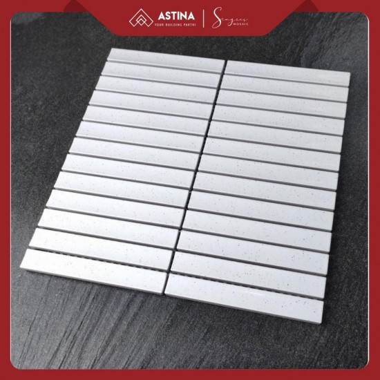 SINGRES Mosaic Interior Long Strip White