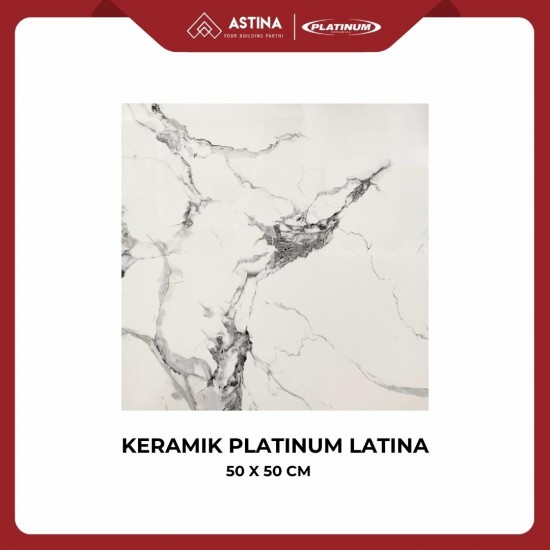 Keramik Lantai Platinum Latina Grey REC 50x50 cm