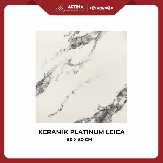 Keramik Lantai Platinum Leica Grey REC 50x50 cm