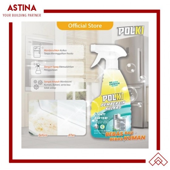 [PAKET HEMAT PEMBERSIH FANTASTIC 4] Polki Pembersih Kerak, Polki Pembersih Nat Keramik, Polki Pembersih Kulkas, Polki Kitchen Cleaner