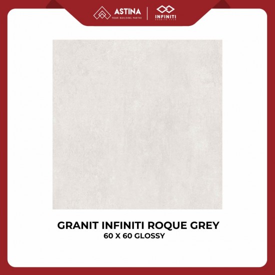 Granite Infiniti Roque Light Grey 60x60 Glossy