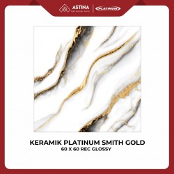Keramik Lantai Platinum Smith Gold Rec 60x60 Glossy