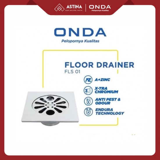 Floor Drain Kotak / Saringan Got ONDA FLS 01 Square
